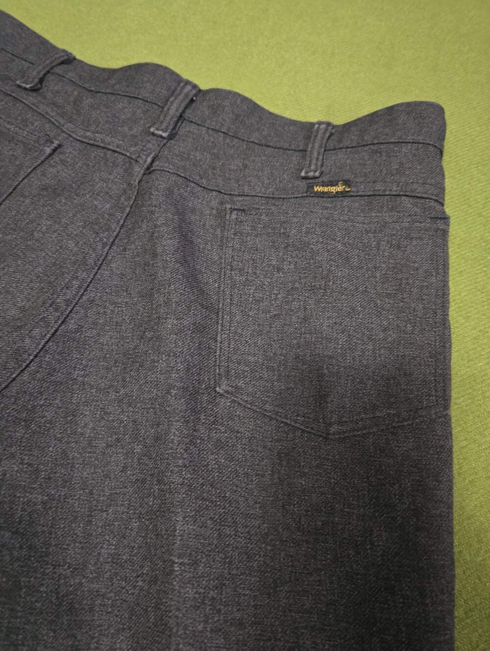 Vintage Wrangler Men's Charcoal Relaxed Jeans